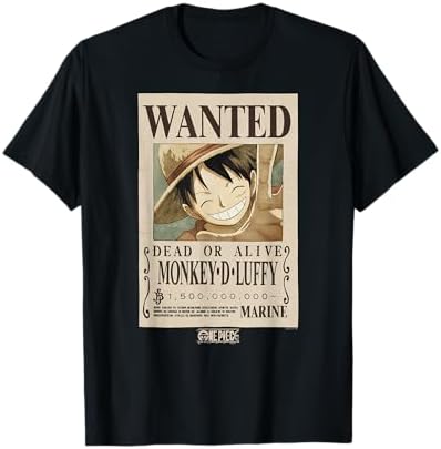 Amazon.com: One Piece - New World Luffy JRS T-Shirt (XX-Large